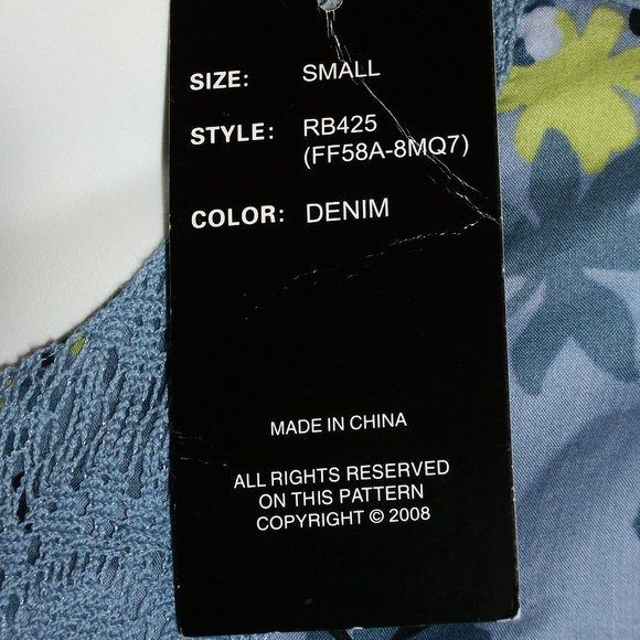 ❄️HP❄️ALC AT LAST CLASSICS Peasant Top Floral NWT - Picture 3 of 8